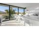 Modern kitchen with island and breakfast bar, mountain views at 7915 E Primrose Path, Carefree, AZ 85377
