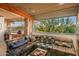 Cozy sitting area with large window and view at 7915 E Primrose Path, Carefree, AZ 85377