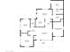 Detailed floor plan showcasing the layout of the home's bedrooms, bathrooms, kitchen, and living spaces at 9410 N 4Th Ave, Phoenix, AZ 85021