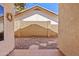Exterior shot of backyard featuring an entry view at 955 E Vaughn Ave, Gilbert, AZ 85234