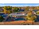 Aerial view of property showcasing the backyard pool, lush greenery, and overall lot layout at 2011 W Cambridge Ave, Phoenix, AZ 85009