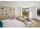 Bright bedroom with large windows and stylish decor at 27951 N 96Th Pl, Scottsdale, AZ 85262