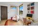 Stylish home office with a modern desk and comfortable chair at 27951 N 96Th Pl, Scottsdale, AZ 85262