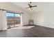 Bedroom with hardwood floors, sliding glass doors to deck, mountain views at 3435 E Desert Trumpet Rd, Phoenix, AZ 85044
