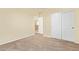 Bedroom with double door closet and view to upstairs at 4337 W Powell Dr, Phoenix, AZ 85087