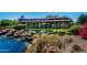 Landscaped water feature with train depot at 4337 W Powell Dr, Phoenix, AZ 85087