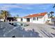 Exterior view of home featuring a tile roof, outdoor pool, and covered patio at 9136 N 81St St, Scottsdale, AZ 85258