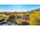 A backyard view of a pool, set in a desert setting at 1084 N Boulder Dr, Carefree, AZ 85377