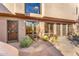Exterior of home featuring a desert landscape and stone pathway at 1084 N Boulder Dr, Carefree, AZ 85377