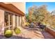 Scenic patio area with desert landscaping and a view at 1084 N Boulder Dr, Carefree, AZ 85377