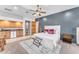Cozy bedroom features a convenient kitchenette and a serene sleeping area at 11505 E Cochise Dr, Scottsdale, AZ 85259