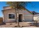 Charming single-story home with drought-resistant landscaping and attached two car garage at 1370 S 228Th Ln, Buckeye, AZ 85326