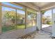 Sunroom with view of backyard and access to patio at 21004 N 53Rd Ave, Glendale, AZ 85308