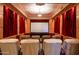 Home theater with comfortable seating and professional sound system at 37870 N 98Th Pl, Scottsdale, AZ 85262
