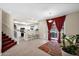 Open dining area with access to the kitchen and sliding glass doors at 5018 E Siesta Dr # 3, Phoenix, AZ 85044