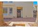Inviting front entrance with brick pavers and decorative wreath at 5018 E Siesta Dr # 3, Phoenix, AZ 85044