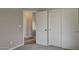 Light and airy bedroom with an open closet at 8318 W Mcartney Rd, Casa Grande, AZ 85194