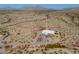 Highlighted property lines reveal the expansive acreage and desert landscape surrounding this private home at 10020 W Tortalita Way, Casa Grande, AZ 85194