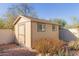 Outdoor shed and landscaping at 17452 E San Marcus Dr, Fountain Hills, AZ 85268