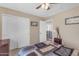 This bedroom features natural lighting and closet space at 2635 W Angel Way, San Tan Valley, AZ 85144