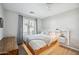 Cozy bedroom with a comfortable bed, modern lighting, and serene atmosphere at 2724 S Chaparral Rd, Apache Junction, AZ 85119