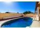 Outdoor pool surrounded by a fence offering a private relaxation area at 3135 W Echo Ln, Phoenix, AZ 85051