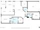 Detailed floor plan showcasing the layout of the home, including the kitchen, bedrooms, and living spaces at 41309 N Belfair Way, Anthem, AZ 85086