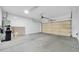 Spacious two car garage, with garage door and water heater, perfect for parking and storage at 41309 N Belfair Way, Anthem, AZ 85086