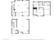 Floorplan showing layout of home with living room, kitchen, garage and bedrooms at 7807 W Palm Ln, Phoenix, AZ 85035