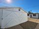 Spacious detached garage with a white exterior and plenty of room for storage at 1541 W Culver St, Phoenix, AZ 85007