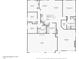 Detailed floor plan featuring a spacious layout with multiple bedrooms, bathrooms, and a large kitchen at 20626 N 55Th Ave, Glendale, AZ 85308