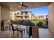 Outdoor balcony features seating area and barbecue, perfect for entertaining and enjoying the views at 6166 N Scottsdale Rd # A3001, Paradise Valley, AZ 85253