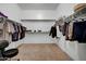 Spacious walk-in closet with ample hanging space and shelving at 727 E Monte Way, Phoenix, AZ 85042