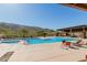 Community pool featuring a wading pool, sun bathing deck and ample seating at 727 E Monte Way, Phoenix, AZ 85042