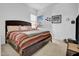 Cozy main bedroom featuring a comfortable bed and window views at 727 E Monte Way, Phoenix, AZ 85042