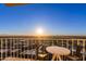 Beautiful views from this condo balcony with table and chairs at 207 W Clarendon Ave # B22, Phoenix, AZ 85013