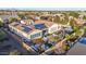 Beautiful backyard with a sparkling pool, covered patio, and green space at 3005 E Valencia Dr, Phoenix, AZ 85042