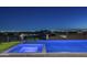 Beautiful pool and spa combo offering mesmerizing city views at night at 4725 N 56Th St, Phoenix, AZ 85018
