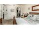 Comfortable bedroom with an en-suite bathroom providing privacy and convenience at 5445 E Mckellips Rd # 54, Mesa, AZ 85215