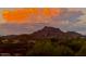 Scenic mountain view with dramatic cloud formations and desert vegetation in the foreground at 5741 E Star Valley St, Mesa, AZ 85215