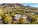 Aerial view showcases the property's location, with mountain views and partially renovated structures at 6602 N 40Th St, Paradise Valley, AZ 85253