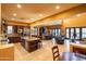 Spacious open kitchen with granite countertops and stainless steel Viking appliances at 8057 E Greythorn Dr, Gold Canyon, AZ 85118