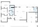 Detailed floor plan showcasing layout of bedrooms, bathrooms, kitchen, and living spaces at 9821 N 29Th Pl, Phoenix, AZ 85028