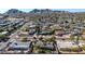Aerial view of a home in a vibrant neighborhood, offering a blend of comfort and convenience at 9821 N 29Th Pl, Phoenix, AZ 85028