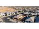 Community aerial shot showing modern homes, desert landscaping, and open space at 10309 E Supernova Dr, Mesa, AZ 85212