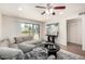Cozy living room with plush seating, sliding glass door and natural light, seamlessly blending indoor and outdoor living at 4354 N 82Nd St # 183, Scottsdale, AZ 85251