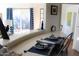 Bright breakfast bar overlooking the outdoor patio with seating and bright sunlight at 5710 E Camelback Rd, Phoenix, AZ 85018