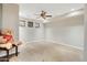 Spacious bedroom featuring light floors, neutral walls, recessed lighting, and a ceiling fan at 6206 W Buckhorn Trl, Phoenix, AZ 85083