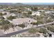 Aerial view of property with desert landscape and mountain views at 6938 E Lomas Verdes Dr, Scottsdale, AZ 85266