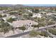 Stunning aerial shot of a desert home with beautiful landscaping at 6938 E Lomas Verdes Dr, Scottsdale, AZ 85266